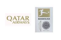 Bundesliga 21-22 Winner Badge &Qatar Airways Sponsor